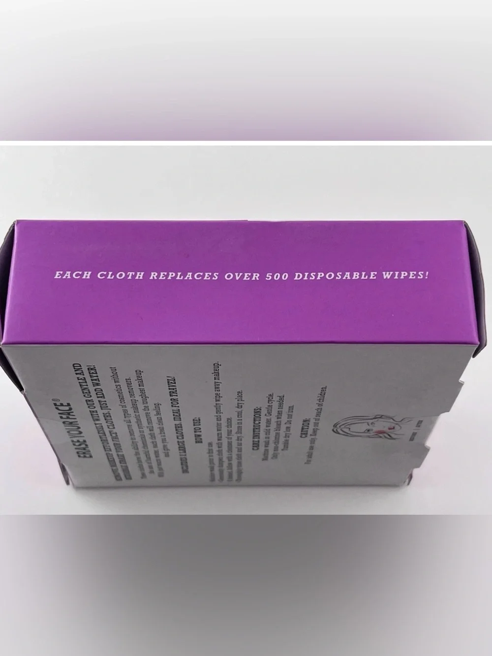 Reusable Makeup Removing Cloths - Purple